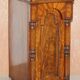 Paire de Grands Cabinets Latéraux William IV 1830 en Bois Massif Flammé avec Tiroirs