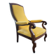 Yellow Voltaire armchair