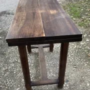 Antique rectangular drop-leaf table