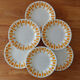 Lot 6 assiettes vintage Digoin collection "Malte"