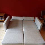 Sofa bed with reclining function