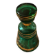 Vintage Venetian style green glass carafe