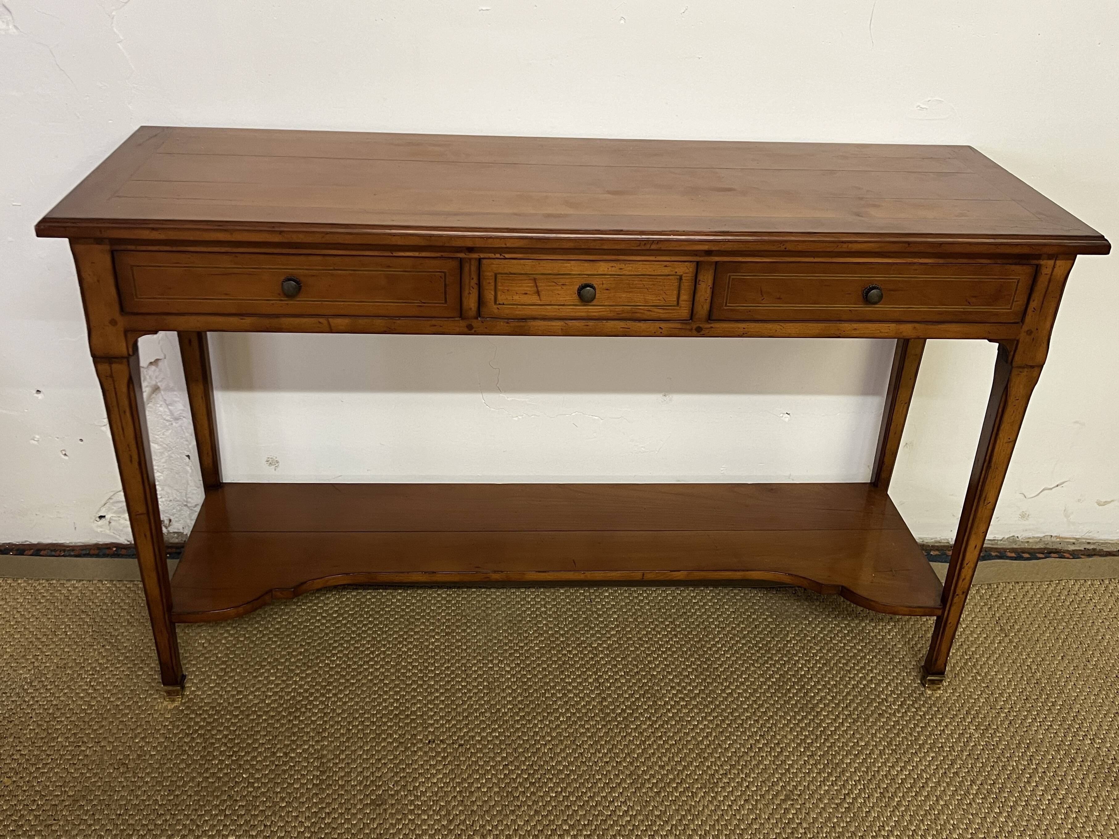 Console / server in Louis XV style cherry wood