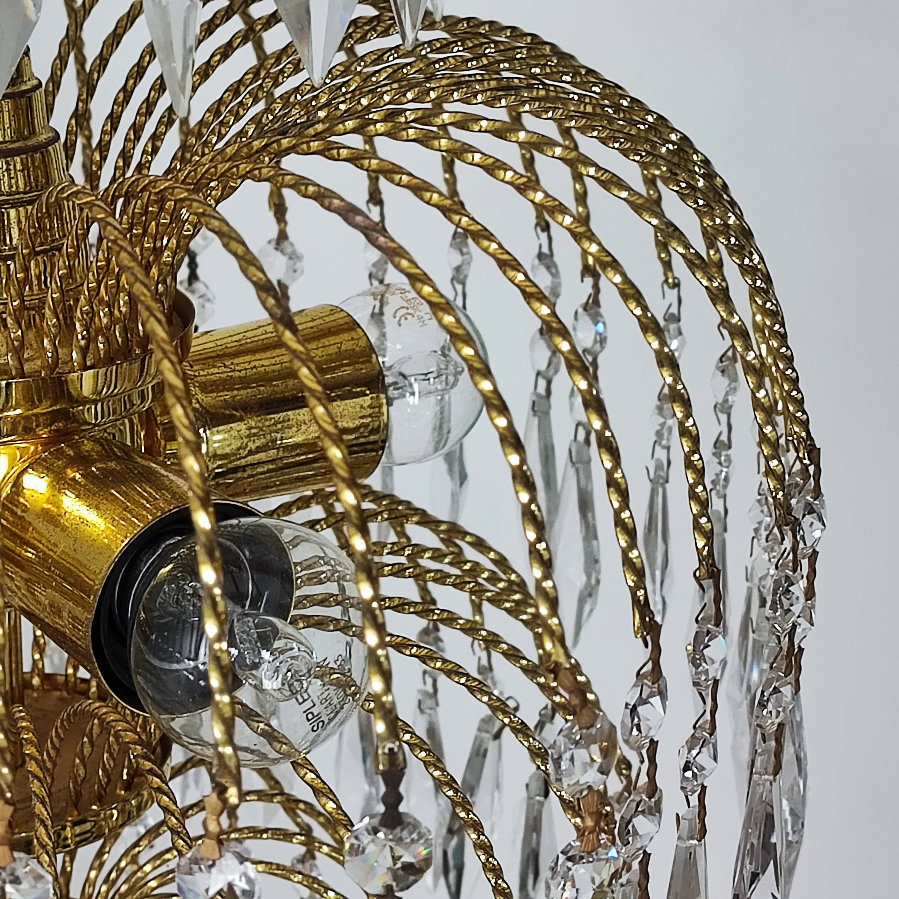 “Cascade” tassel chandelier