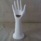 Hand flaguier faience white brand CAA vintage