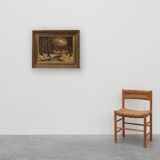 Peinture à l'huile « Hover en Flandre » de l'artiste néerlandais Henri Wouters