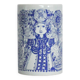 Decorative porcelain vase by Bjørn Wiinblad for Nymölle Denmark