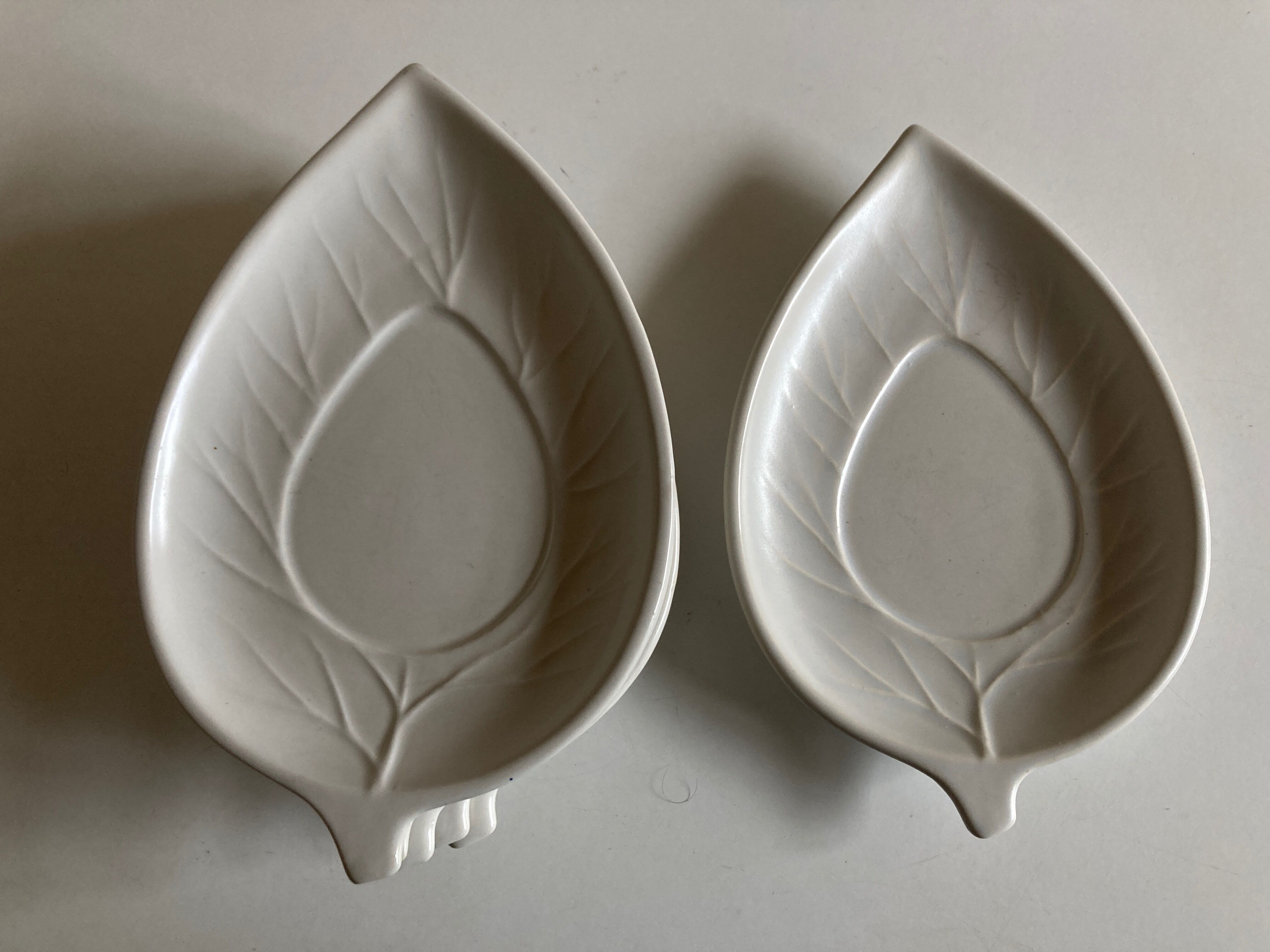 Set of 6 plates Ceramiche Bitossi sheets 1970 Italian work