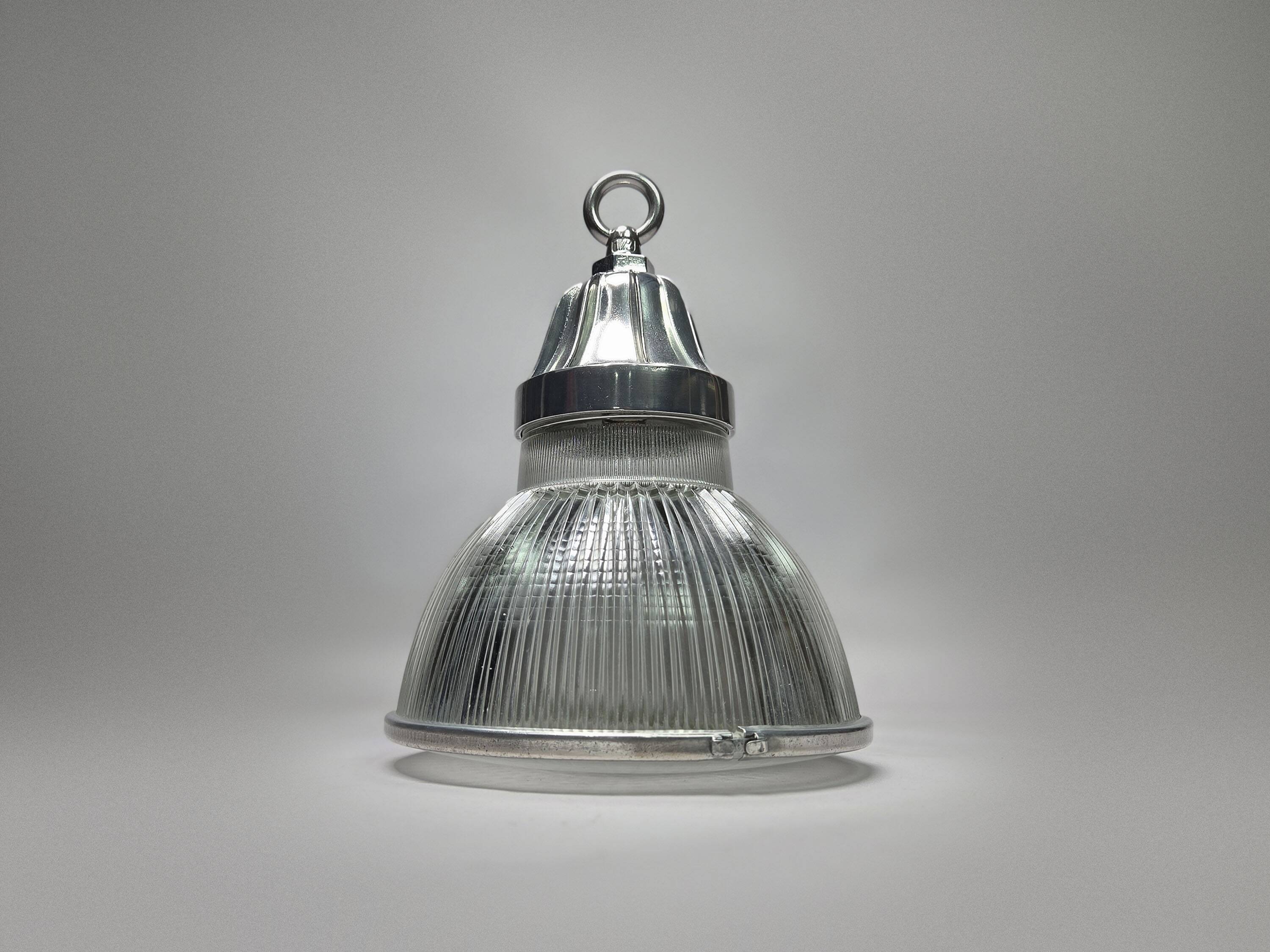 Holophane industrial lamp.