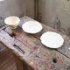 Service 32 assiettes et bols céramique blanche