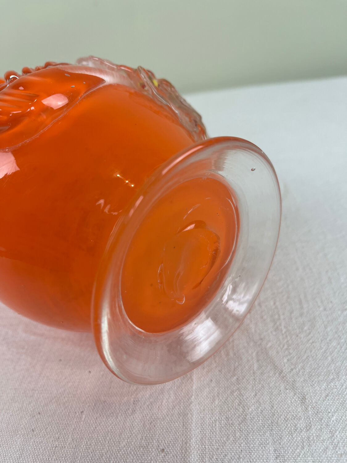 Blown glass vase from Murano