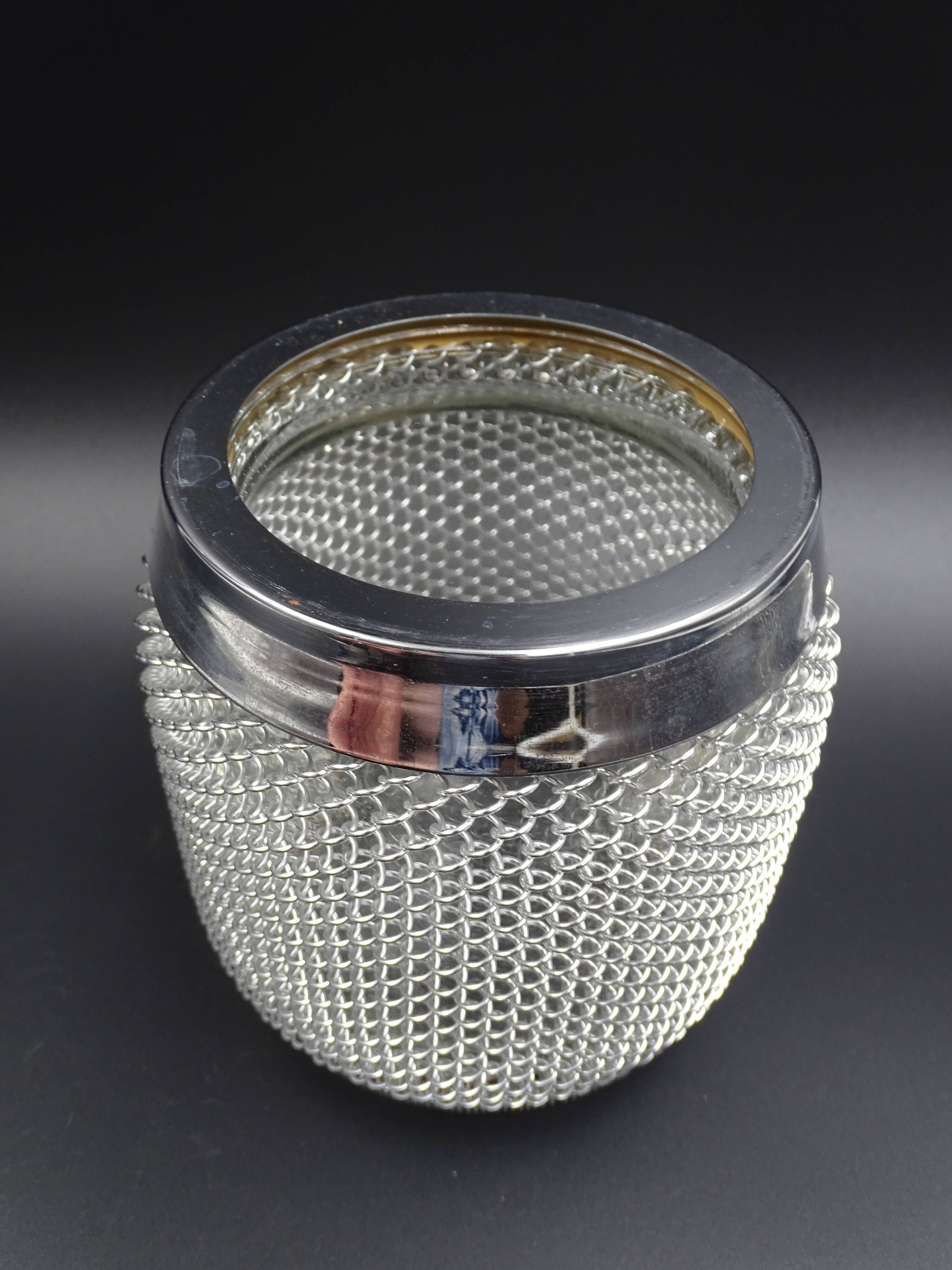 Screened ice bucket, circa 1970