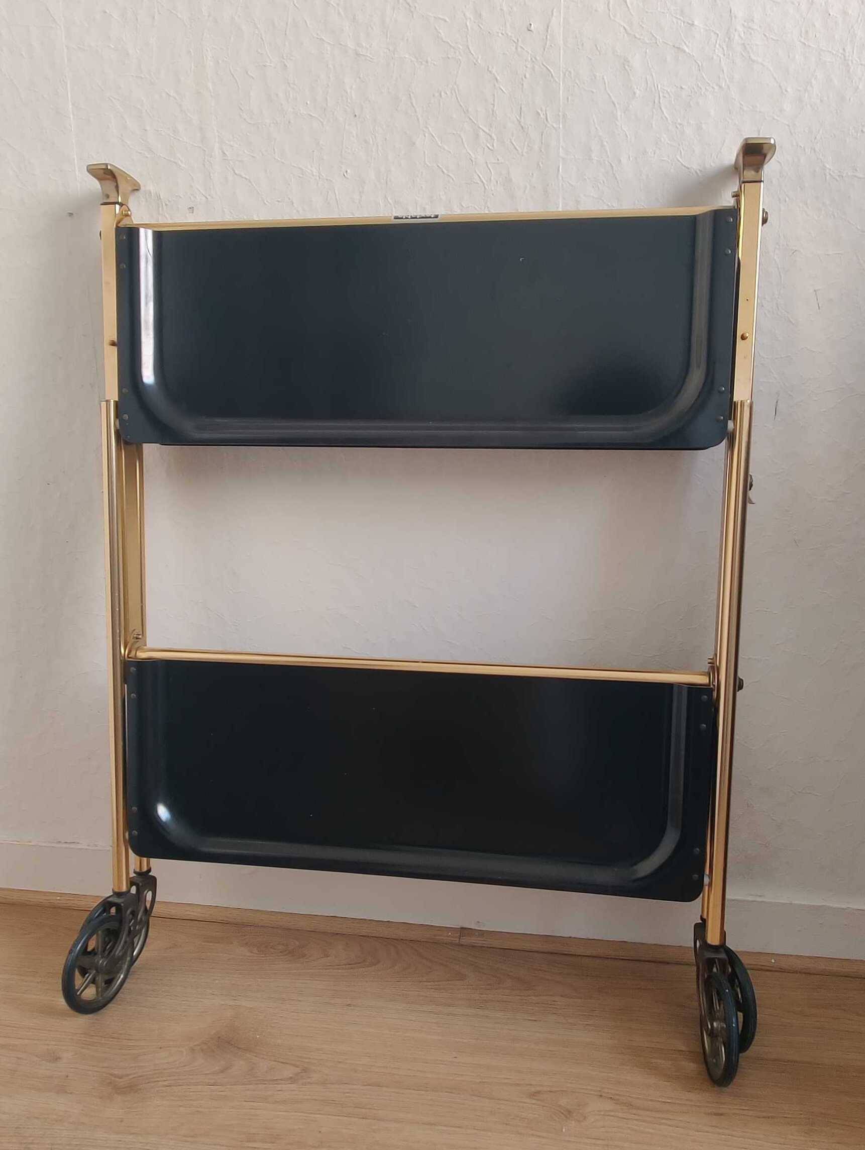 Vintage folding dessert table made in France.