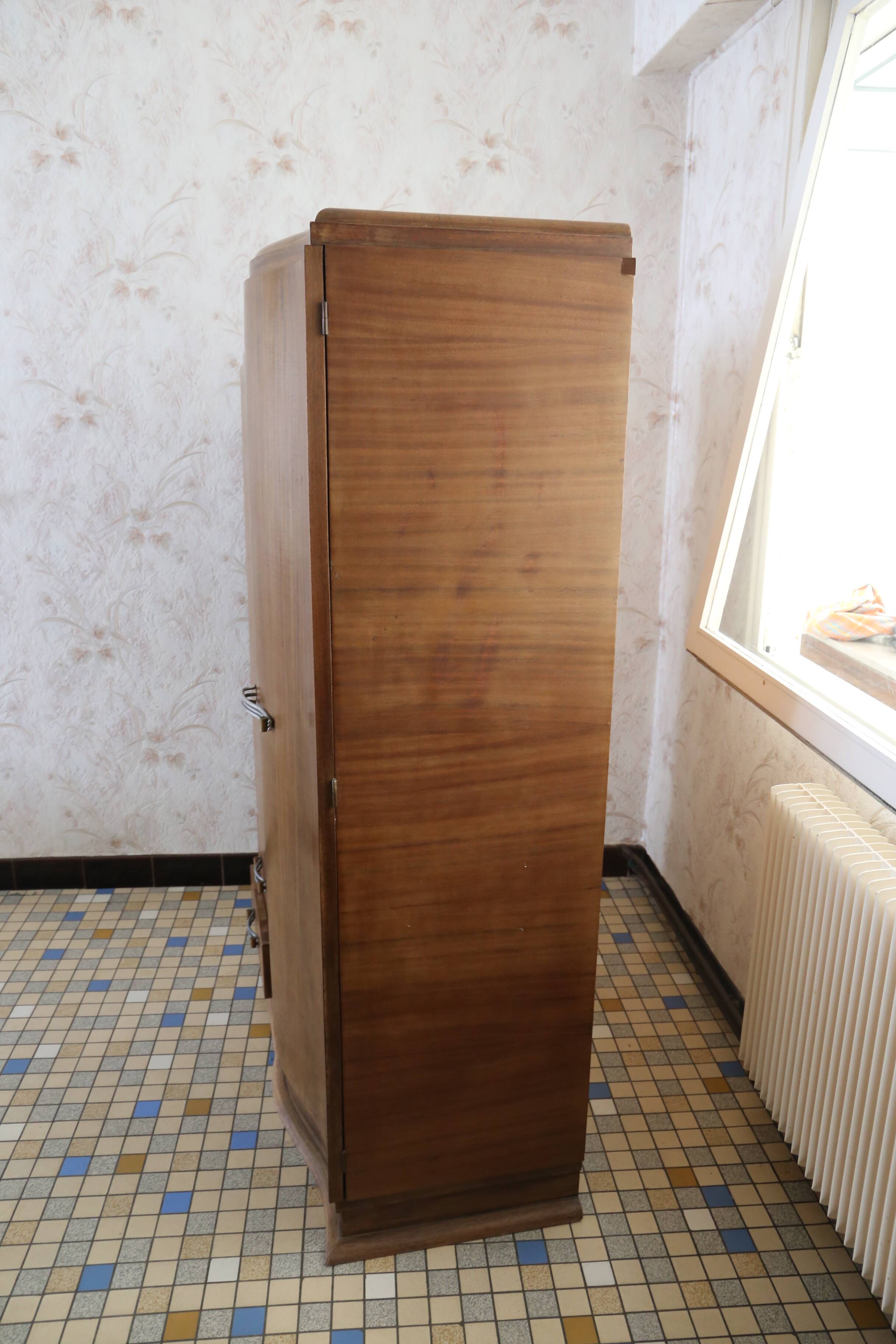 asymmetrical art deco wardrobe