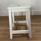 Vintage painted wooden stool