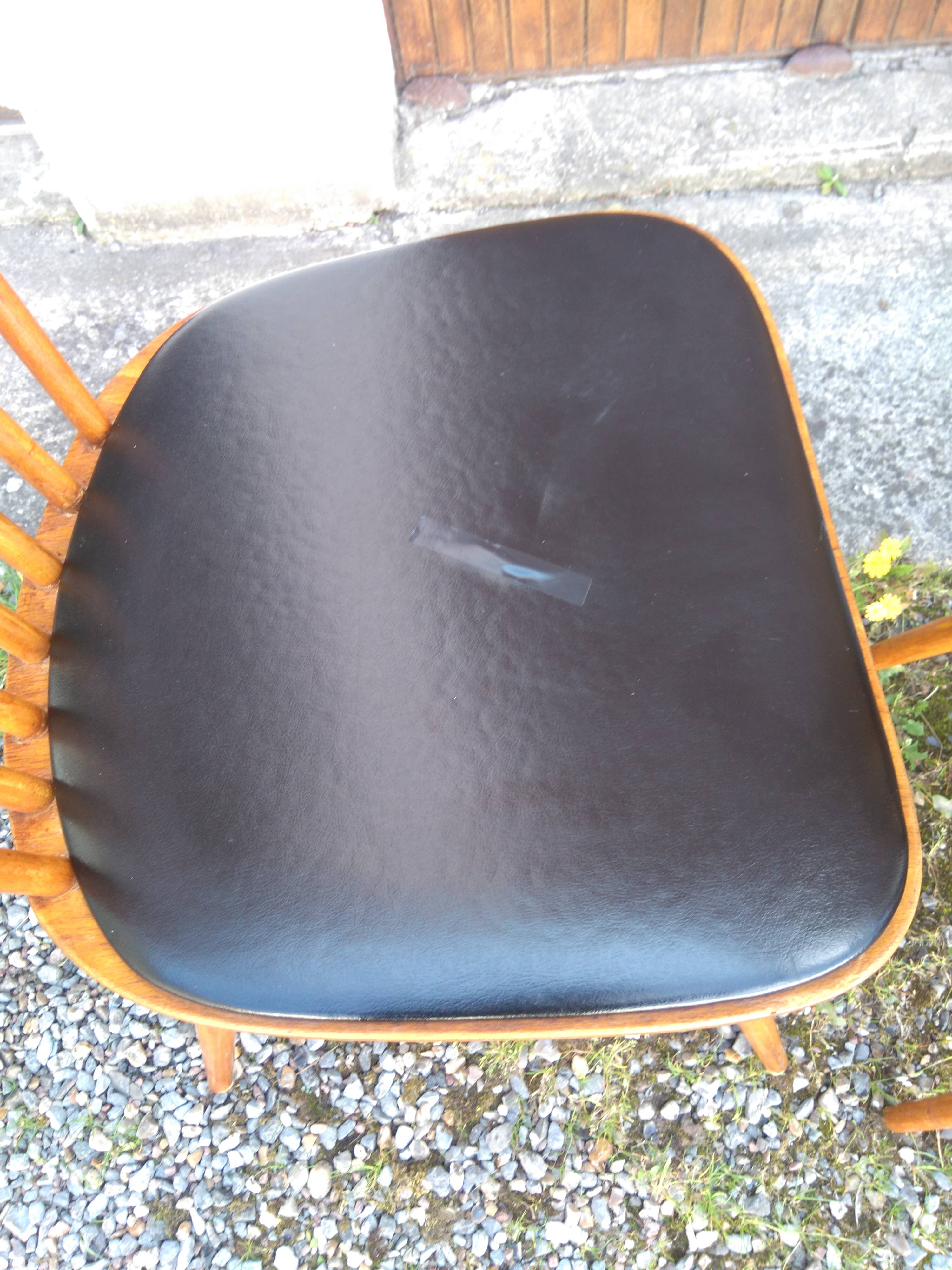 Series of 6 chairs bistrot menuet