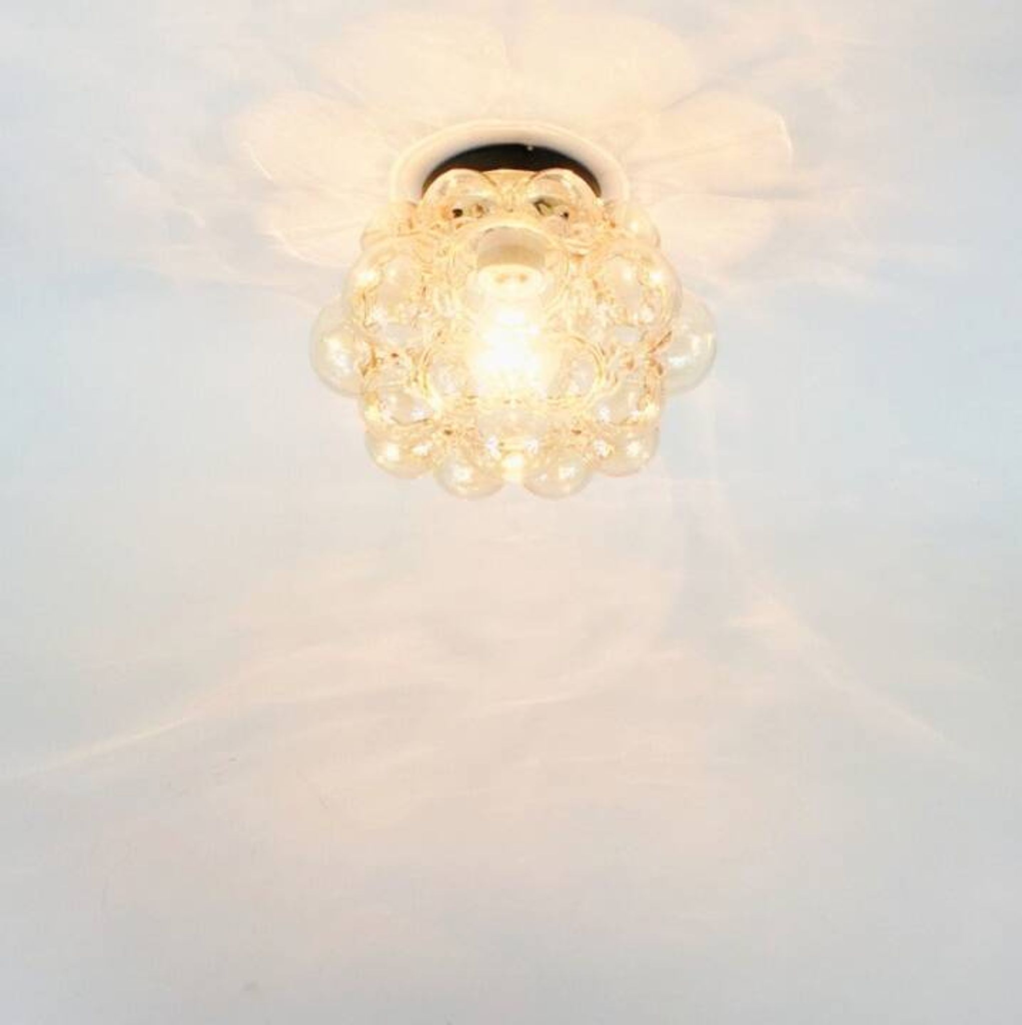 Mid-Century Bubble Glass Ceiling Light by Helena Tynell for Limburg, 1960s