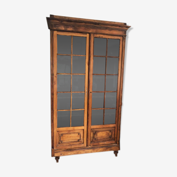 Old - showcase in solid wood