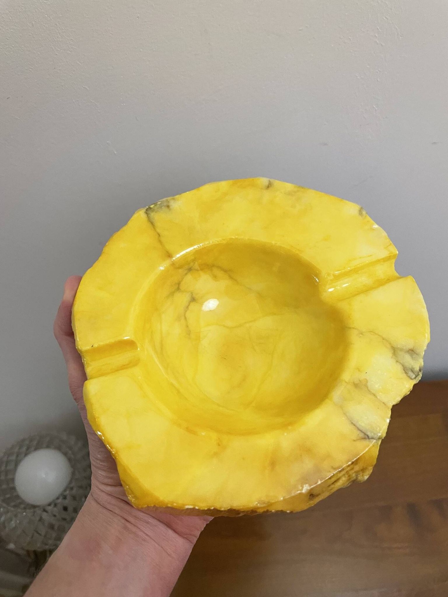Alabaster ashtray