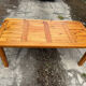 Dining table – Furniture – Rustic solid pine farmhouse style