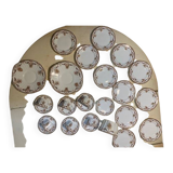 Service à dessert signé William Alsager Adderley, 25 pièces