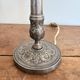 Silver Metal Lamp Base Louis XVI Regency Style Candle Holder 19th Century