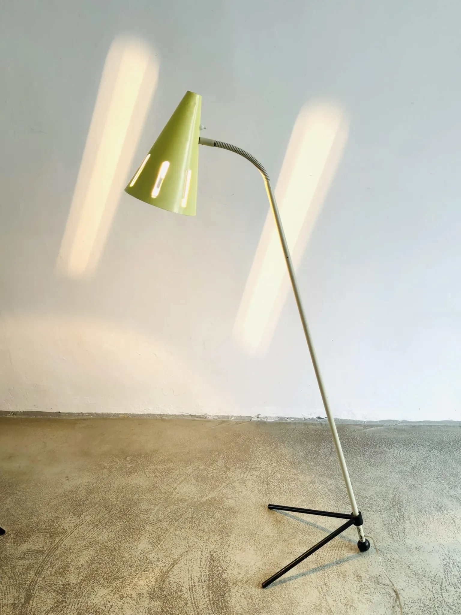 'Sun Series' Floor Lamp By H. Busquet For Hala Zeist, Netherlands 1950S