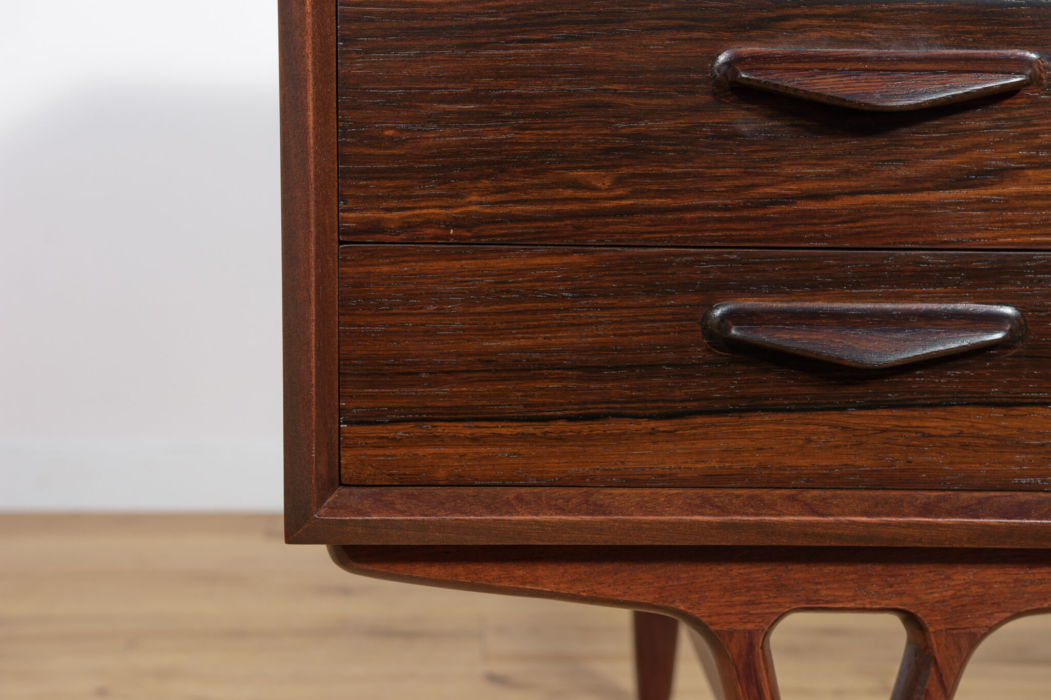 Mid-Century Freestanding Rosewood Desk, 1960s