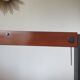 Minimalist teak and metal desk lamp, germany 2000s