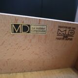 Modular vintage MD bookshelf in mahogany