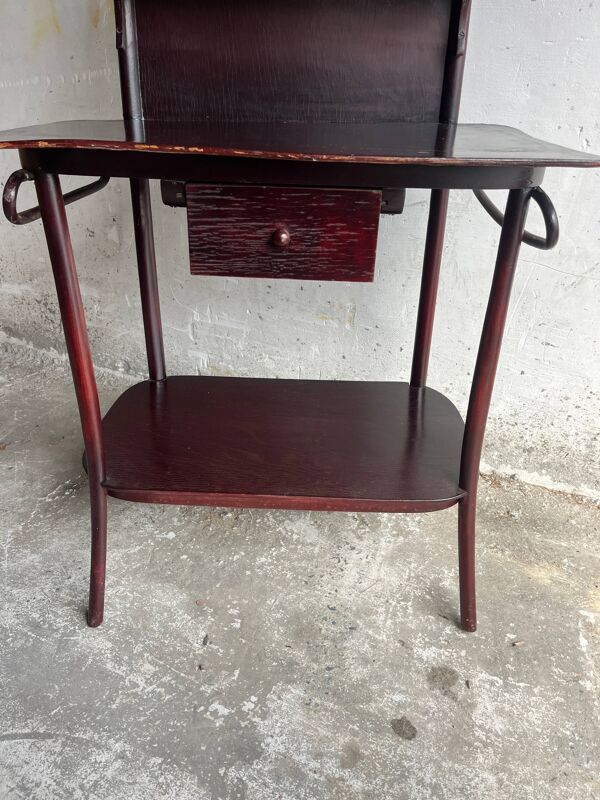 Coiffeuse ancienne Art déco avec miroir, années 1930