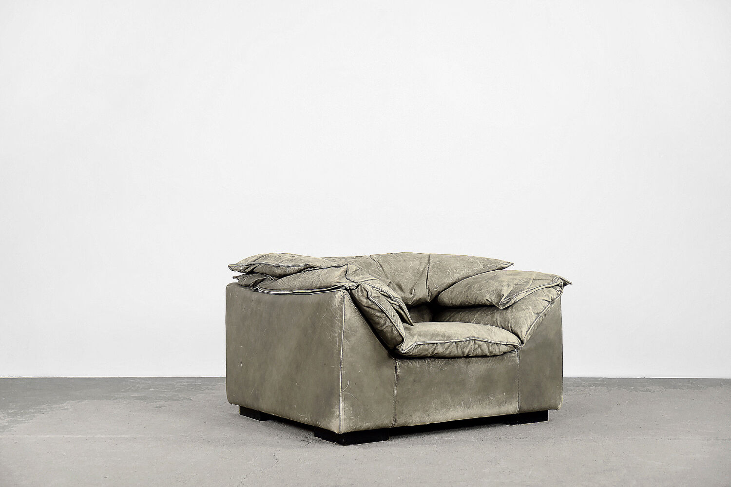 Vintage Danish Monza Leather Armchair by Jens Juul Eilersen for Niels Eilersen, 1970s