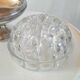 Pique flowers glass and silver metal Reims