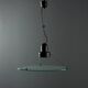 Vintage ceiling light in glass and enamelled metal, design, Italy, 1980s