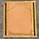 Vintage mirror in bamboo and rattan 65 x 59cm