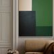 Contemporary minimalist painting "Green Composition" 100x80cm