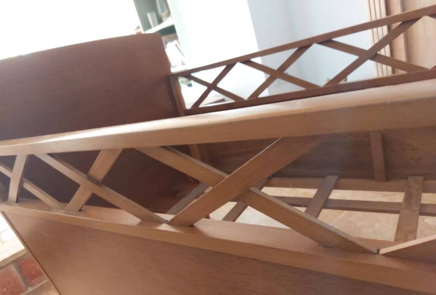 Scandinavian style baby cot