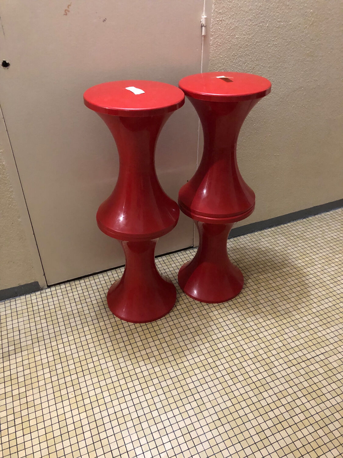 Red Tam Tam stool – official reissue – iconic design