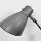 Large Grey Industrial Workshop Table Lamp, 1960s