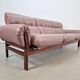 Vintage Teak Leather Sofa from Coja, Netherlands, 1960s