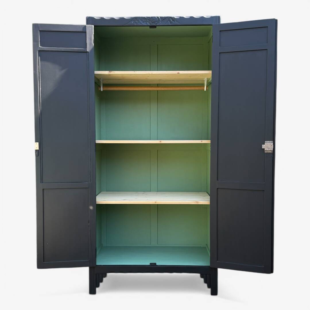 Armoire parisienne art déco penderie 1930