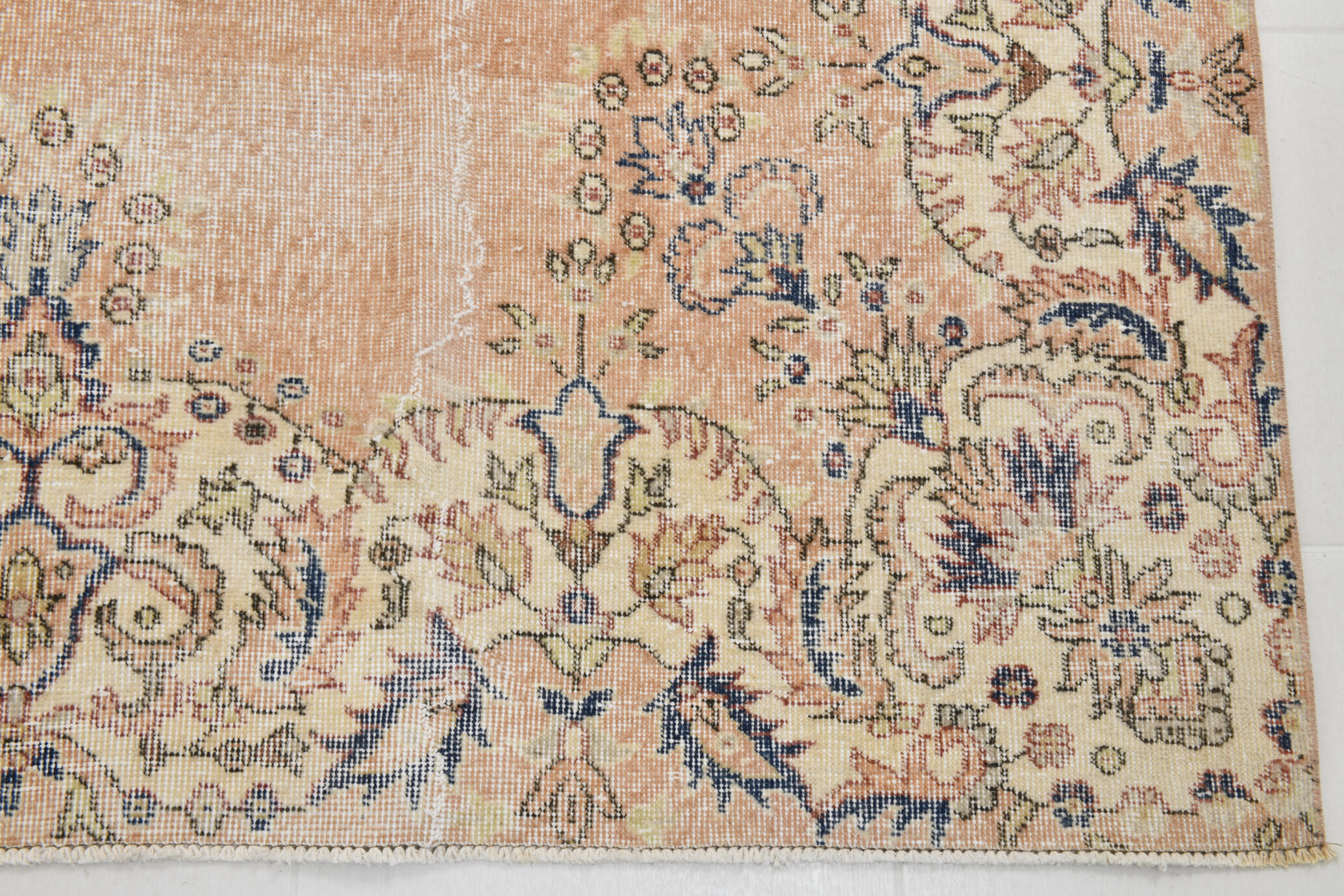 Handmade antique classic rug 361x260cm