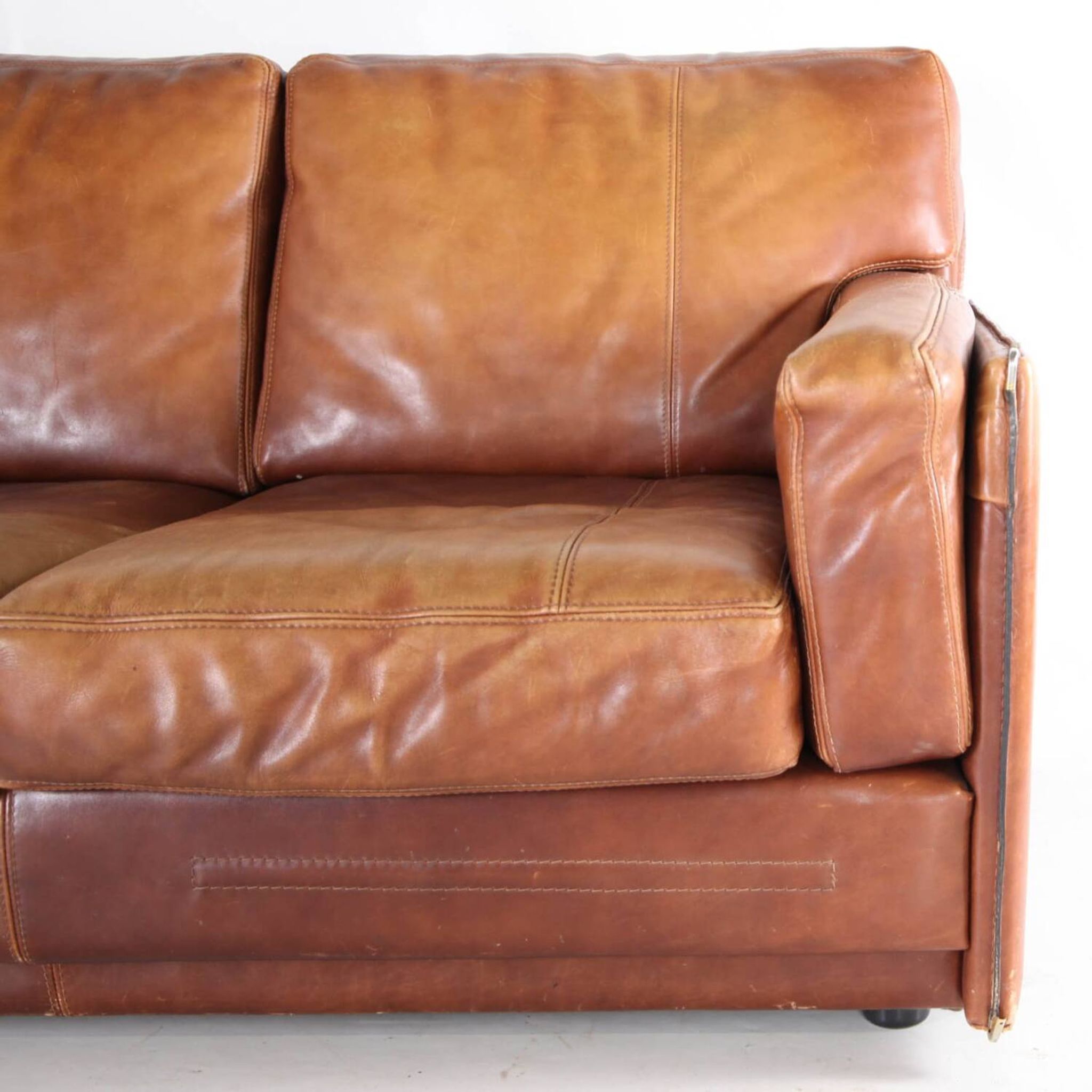 Roche Bobois leather sofa