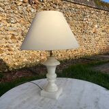 Vintage alabaster lamp base 1970
