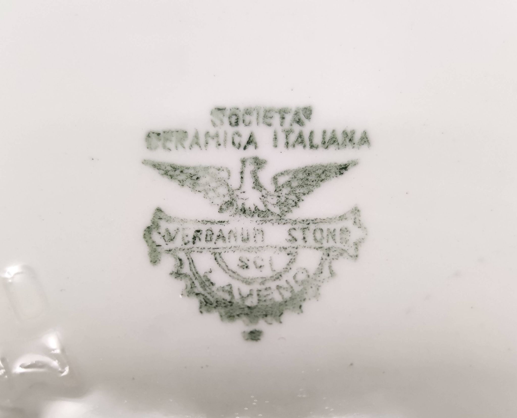 Assiette plate de Guido Andlovitz pour Laveno, Italie