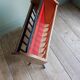 Wooden magazine holder feet compass vintage Scandinavian design