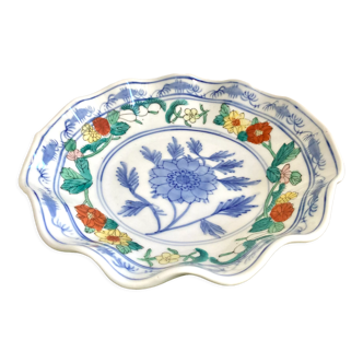 Coupe ou assiette ourlée porcelaine Chine