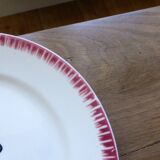 6 vintage flat plates from Badonviller 200825