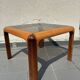 Danish coffee table in oak and teak, 1970s