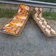 Set 2 sunbathes Lafuma vintage folding sun loungers